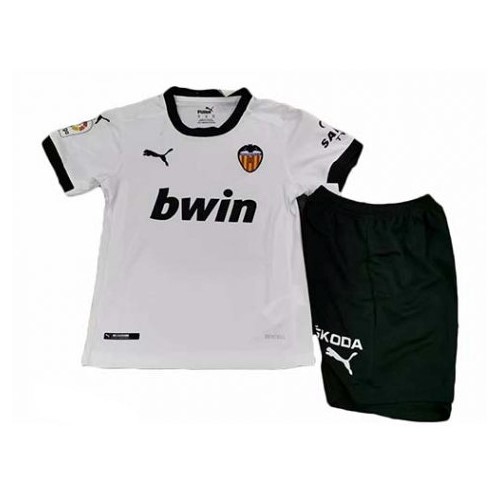 Camiseta Valencia Primera equipo Niños 2020-21 Blanco